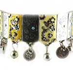 Les Tr&eacute;sors De Lily [E6648] &ndash; disainerk&auml;ev&otilde;ru &bdquo;Ode Papillons&rdquo;, kollane h&otilde;be kollane