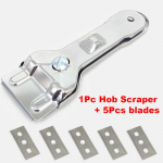 Multifunktsionaalne klaaskeraamiline pliidiplaadi kaabitsa puhastusvahend koos teraga pliidit&ouml;&ouml;riistade nuga puhastamiseks 1 set