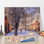 DIY maalimine numbrite j&auml;rgi Kunst Kodukaunistamine Numbrid Maalimine K&auml;sit&ouml;&ouml; Digitaalne &otilde;limaal Hobid 40x50cm no frame