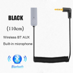 ROCK Aux Bluetoothi ​​adapteri dongle kaabel autole 3,5 mm pesa Aux Bluetooth 5.0 4.2 4.0 vastuv&otilde;tja k&otilde;lar heli muusika saatja must