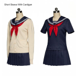 My Hero Academia Cosplay kost&uuml;&uuml;m Boku Himiko Toga Women Sailor JK vormitud plisseeritud seeliku kardiganide komplekt S