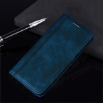 Tugev magnetiline klapp-nahast &uuml;mbris Xiaomi POCO X3 NFC M3 Redmi Note 9 9S 8T 8 7 Pro Max 9A 9AT 9C NFC Mi 10T Lite Pro pehme rahakoti raamatukaane Fundas jaoks Redmi Note 7 Pro sinine
