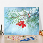 DIY maalimine numbrite j&auml;rgi Kodukaunistus K&auml;sitsi maalitud numbrid &Otilde;limaal Digitaalne &otilde;limaal L&otilde;uend 40x50cm no frame