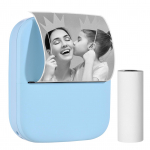 X1 kaasaskantav mini taskuprinter 80 mm BT juhtmevaba termofotoprinter 300 dpi piltmemo m&auml;rkmed roosa