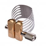 &Uuml;he kruviga reguleeritav saksofoni ligatuur, kompaktne vastupidav saksofoni ligatuur sopransaksofoni jaoks for alto h&otilde;be