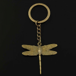 Mood Dragonfly 43x47mm ripats 30mm v&otilde;tmehoidja metallkett pronks meeste auto kingitus suveniirid v&otilde;tmehoidja h&otilde;be