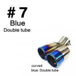 Universaalne autos&otilde;iduki modifikatsiooni ruutv&auml;ljalaske summuti terasest tagatoru #7 curved