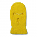 Unisex Balaclava T&auml;iskaaneline Suusa N&auml;omaski M&uuml;ts 3 auguga Talvem&uuml;ts Taktikaline Tuulekindel soonik kootud Beanie Hip Hop Talvine Soe M&uuml;ts One Size kollane