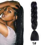 Jumbo Braiding Hair 24 Tolli 100G Patsid Juuksepikendused Pure Ombre Colors K&otilde;rge temperatuuriga s&uuml;nteetilisest kiust pikendused naistele