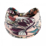 Puuvillane pehme pea&uuml;mbris Bandana turban elastne s&otilde;lme juukseaksessuaarid Vintage peapaelad laiad lilleprintid Boho 63