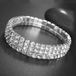 Rhinestone kett 2 3 4 5 rida s&auml;delev teemant veniv kristall mitmekihiline valikuline moodne h&otilde;bedane k&auml;ev&otilde;ru pahkluu kivist jalakoristus