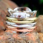 Tervendav s&otilde;rmus, 925 Sterling h&otilde;bes&otilde;rmus, &auml;revuss&otilde;rmus, h&otilde;beketur, kingitused talle 4 h&otilde;be