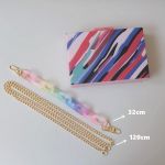 Uued Trendikad Kotid Mood Naiste K&auml;ekotid V&auml;rv Kommid Kontrast Akr&uuml;&uuml;l Luksuslik Peokott Naine Juhuslik Armas Kast Sidurkott 18.2CM punane