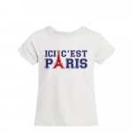 T-Shirt enfant Ici C'est Paris 4 ans