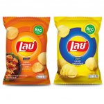 Lay's kartulikr&otilde;psud, Tai maitse, Tai maitse, Tai suupiste, 67 g. - 75 g (Pakis 2) Extra Barbecue - Original Rock