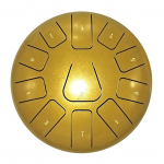 8-tolline teraskeeletrumm 11 noodi k&auml;sitrummel trumliga Mallet Finger Picks l&ouml;&ouml;kpillid kuld