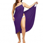 DYS Plus Size Suvine rand Seksikad naiste &uuml;hev&auml;rvilised &uuml;mbriskleidid, bikiinid, kattev sarongid XXL