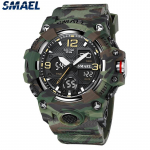 SMAEL meeste kellad s&otilde;jav&auml;e v&auml;listingimustes veekindlad spordi randmekellad kuup&auml;ev, multifunktsionaalne LED-alarmi stopper, digitaalsed kellad meestele