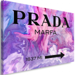 L&otilde;uendiprint Prada Marfa Abstract 60x40 lilla