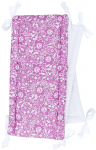 Cot bumper Purple Caramella