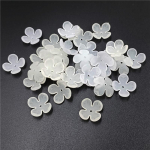 K&auml;ev&otilde;ru kaelakee materjalid j&auml;&auml;tunud sooja v&auml;rvi Mood DIY Ehted Aksessuaarid Floret Receptacle Akr&uuml;&uuml;l 20tk K&auml;sitsi valmistatud helmed 4 kroonlehega Lill 15mm lilla