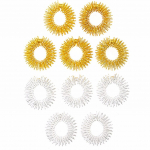 (Nikita) 10 tk n&otilde;elravi s&otilde;rmemassaaži r&otilde;ngas tervisehooldus keha akupressurmassaaži komplekt One Size