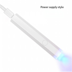 Mini LED k&uuml;&uuml;nelamp Professionaalne k&uuml;&uuml;nekuivati ​​UV-lamp k&uuml;&uuml;nekunsti masin Kaasaskantav s&otilde;rmek&uuml;&uuml;nte geellaki kiirelt kuivav k&uuml;&uuml;nekuivatusmasin Direct plug valge