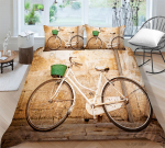 3D jalgrattateemaline voodipesukomplekt transpordis&otilde;iduki tekikott padjap&uuml;&uuml;r 2 v&otilde;i 3 t&uuml;kki AU140 * 210 pehme pestav kodukaunistus Baby 100x135cm