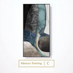 Kaasaegne abstraktne &otilde;limaal Tr&uuml;kis l&otilde;uendile P&otilde;hjamaade plakati seinakunsti pildid ruumi sisekujunduseks Esteetiline kodukaunistus Luksuslikud Cuadros 60cm&times;170cm NoFrame