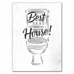 Harja Hambad Pese K&auml;te Tualett Tsitaat Pilt Vannitoa seinakaunistus L&otilde;uend Maalimine Kunstiplakat Must Valge pesuruumi prindid HD2892 21x30cm no frame