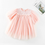 Lasteriided Kevadsuvi pikkade varrukatega &otilde;huke pitsist t&uuml;llkleit Korea stiilis t&uuml;drukute printsessi mood Magusad haldjav&otilde;rgust kleidid 6T roosa