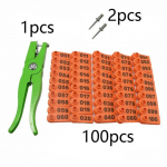 P&otilde;llumajandusloomade loomakasvatustarbed nr 001-100 Lamba k&otilde;rvam&auml;rk Lasert&uuml;&uuml;pi vasest peaga k&otilde;rvar&otilde;ngad loomatarvikute &uuml;likond 5 v&auml;rvi Auburn