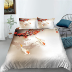 3D maastikuprindiga voodipesukomplekt Rannamustriga tekikattega padjap&uuml;&uuml;r, 2 v&otilde;i 3 t&uuml;kki, mikrokiust kangast pehme ja mugav kodukaunistus Baby 100x135cm