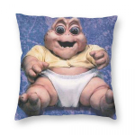 Baby Sinclair The Dinosaurs Square Padjap&uuml;&uuml;r Pol&uuml;ester Linane Velvet Tr&uuml;kitud Zip Decor Padjap&uuml;&uuml;r Toa Padja kate 45x45 50x50cm