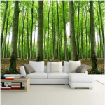 3D Metsa tapeet Looduse Metsamaastiku seinamaaling Elutoa Magamistoa Lastetoa Seinatapeet Kodukaunistus 200 cm(W) x 140 cm(H)