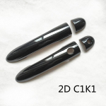 Ukse k&auml;epideme katte trimmi k&auml;epidemete katted Renault Megane 2 Ii Mk2 autotarvikutele Plastic Carbon 2DC1K1