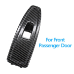 Auto siseuks s&uuml;sinikkiust akende t&otilde;stel&uuml;liti nupppaneeli viimistluskate Vahetage BMW 1 3 seeria F20 F30 F31 F34 jaoks For Passenger Door gray