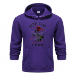 S&uuml;gis- ja talvine uus isikup&auml;rastatud 1980. aasta lilledega tr&uuml;kitud r&otilde;ivad meeste ja naiste kapuutsis&otilde;pradele Pullover Jogging spordikapuuts S valge