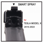 Tesla Model X 2015-2022 jaoks pihustuspesuri veepuhasti harjad pihustid autotarvikud multifunktsionaalne esiakna puhastus Left hand drive