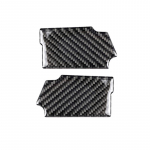 carbon fiber Door inner Handles Door Bowl Decorative for Ford Mustang Car Stickers Car-Styling 2015 2016 2017 inner 2 pcs A