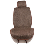 1 Piece Car Seat Cushion mat Can Machine wash / Artificial Linen Single Auto Seat covers Fit Most Car Truck Suv or pruun