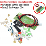 LM3915 DC 9V-12V 10 LED heli-heli spektrianal&uuml;saatori taseme indikaatori komplekt DIY Electoronics jootmispraktika laboratoorium valge