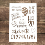 A4-suuruses dekoratiivsed korduvkasutatavad s&uuml;nnip&auml;eva&scaron;abloonide &scaron;abloonide maalimis&scaron;abloonid isetegemiseks k&auml;sit&ouml;&ouml;ks Scrabooking maalimiseks puidule, l&otilde;uendile, p&otilde;randale, seinale ja plaatidele