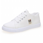 Suvised Canvas Kingad Naiste Jalatsid Vaba aeg Tudengite Spordijalatsid Lamedad kingad 35 valge