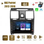 8-tolline 2-din Android-autoraadio multimeediumivideopleier UAZ Patriot 2012-2016 jaoks koos nupunupuga Carplay WiFi 2+32GB 1+32GB