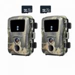 2tk Mini Trail kaamera 20mp 1080p Mini600 infrapuna Night Vision Motion Ip66 veekindel Wild Trap Game Hunting Po Monitoring without reader