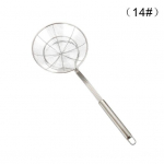 Pika varrega kurn, &otilde;li &uuml;mmargune roostevabast terasest toidufilter, praetud rests&otilde;el 14 h&otilde;be