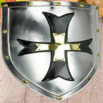 Keskaegne Cross Templar Shield Knight Templar Shield Heater Shield Lahing Warrior Cosplay Shield Keskaegne Crusader Shield Kingitus X-Massiks