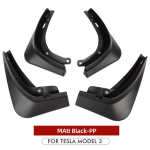 Auto porilapid Tesla mudelile Y 2023 2022 kaitsev poritiib eesmine tagaratta porilaud s&uuml;sinikkiust ABS ilma puurimiseta Model 3eXv black