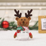 Uued j&otilde;uludekoratiivtooted Plastikust j&otilde;ulukommipurk J&otilde;uluvana l&auml;bipaistev kinkekarp kommikarp